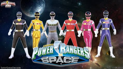 power rangers in space